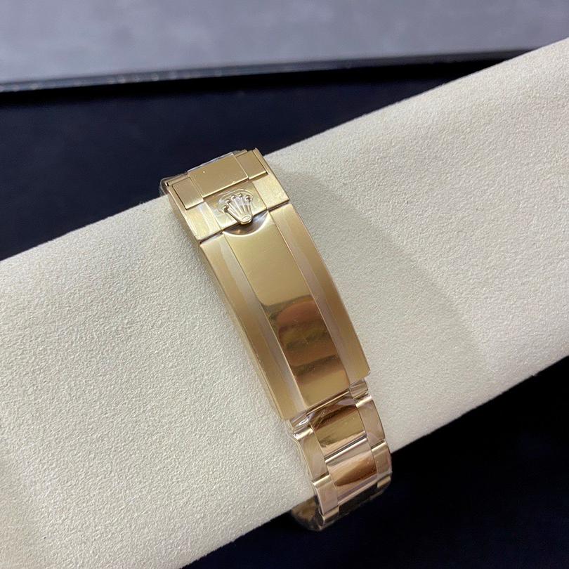 Dive-Style Automatic Watch, Yellow Gold Tone, 41 mm