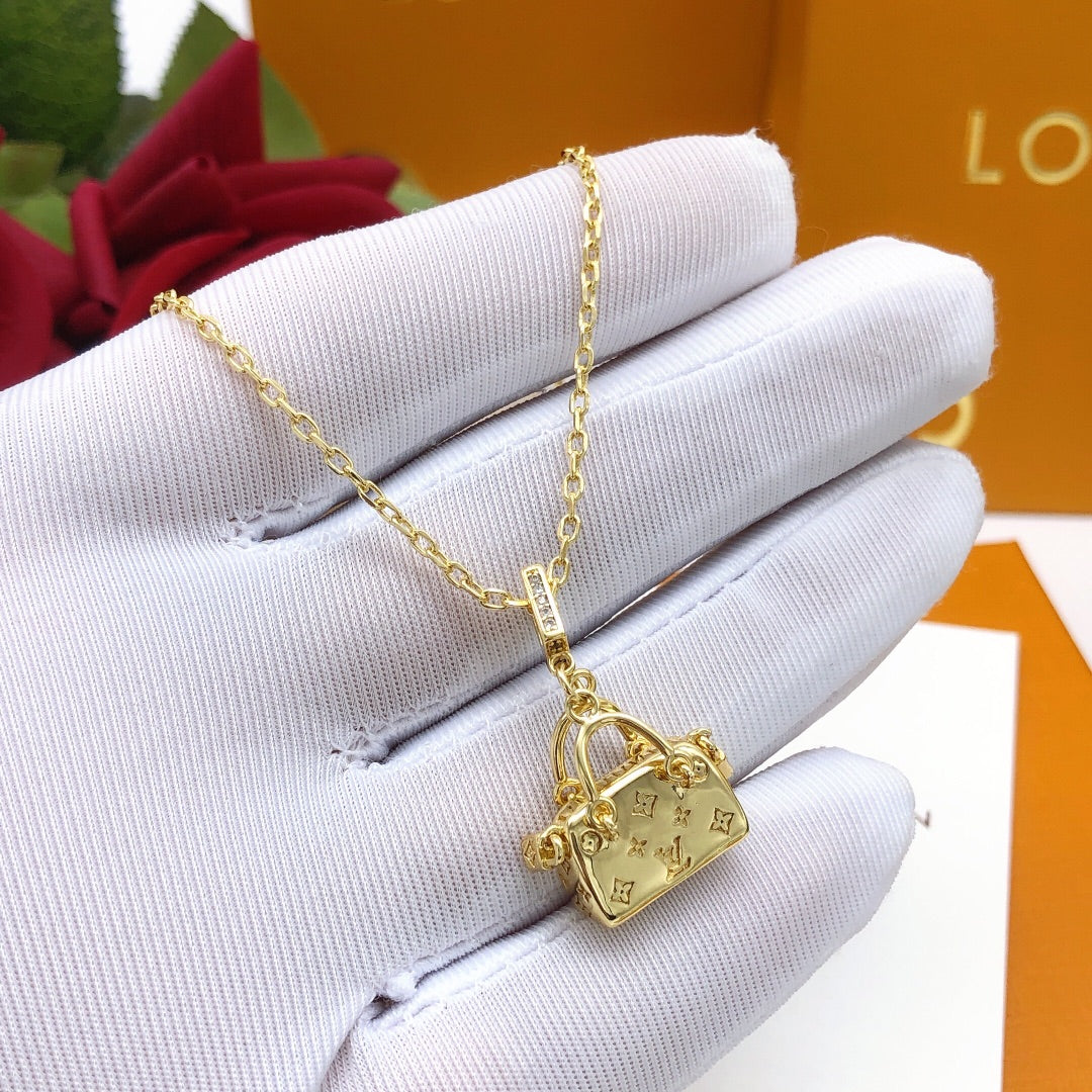 Padlock Charm Necklace