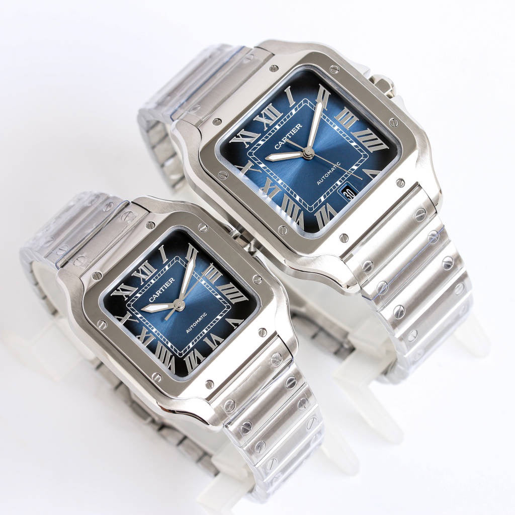 Square Case Watch, Steel