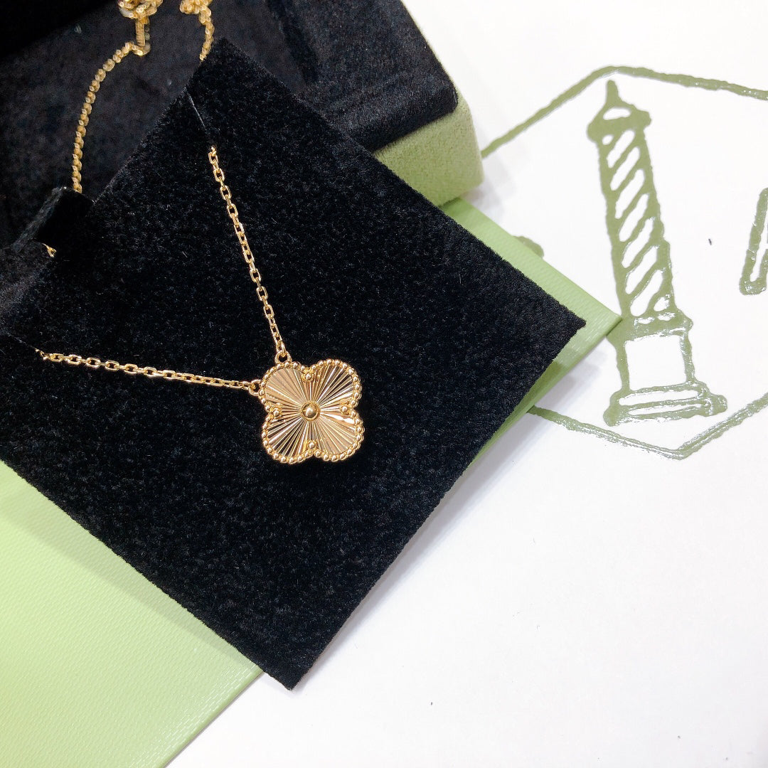 Quatrefoil Pendant Necklace