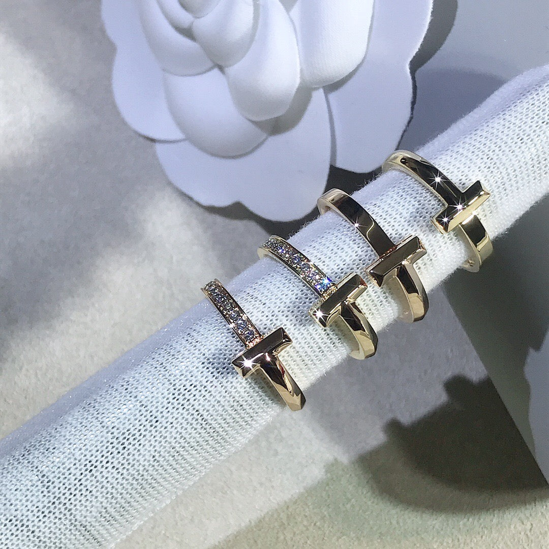 Wide Band Ring, Rose Gold Tone
