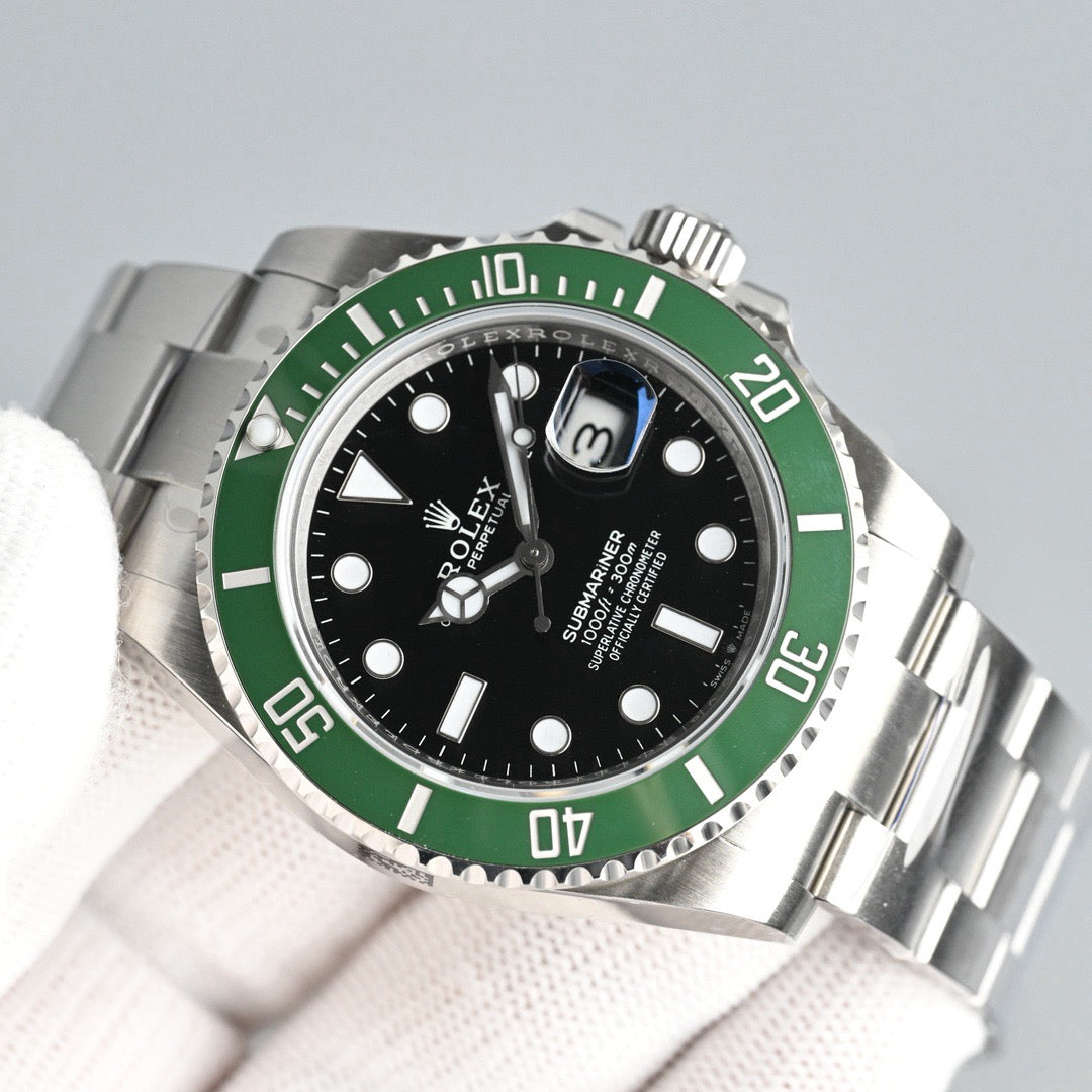 Dive-Style Watch, Steel, 41 mm