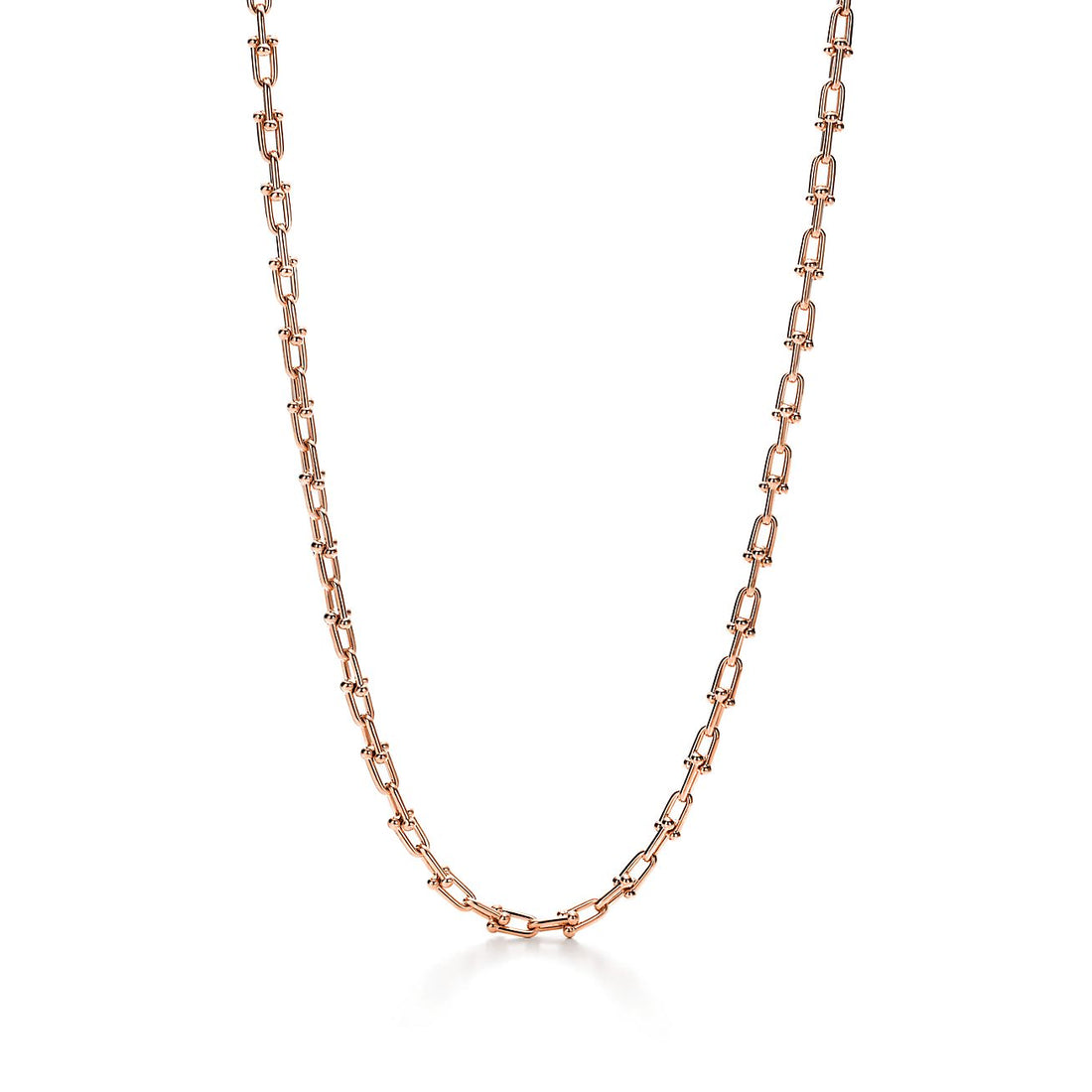 Link Chain Necklace, Rose Gold Tone