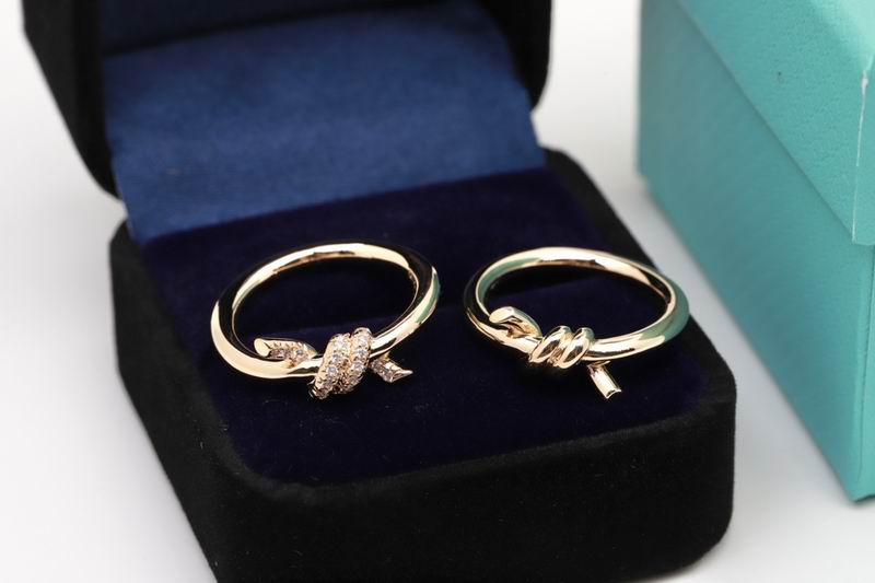 Knot Ring, Rose Gold Tone