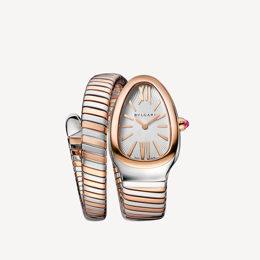 Coiled Band Watch, Rose Gold Tone, Steel, 35 mm