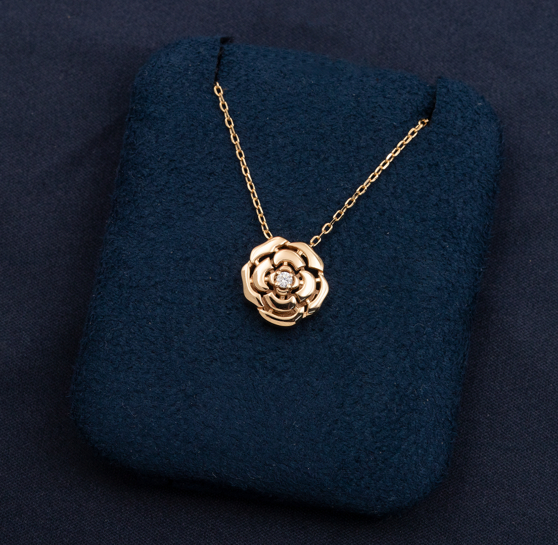 Chain Necklace, Rose Gold Tone