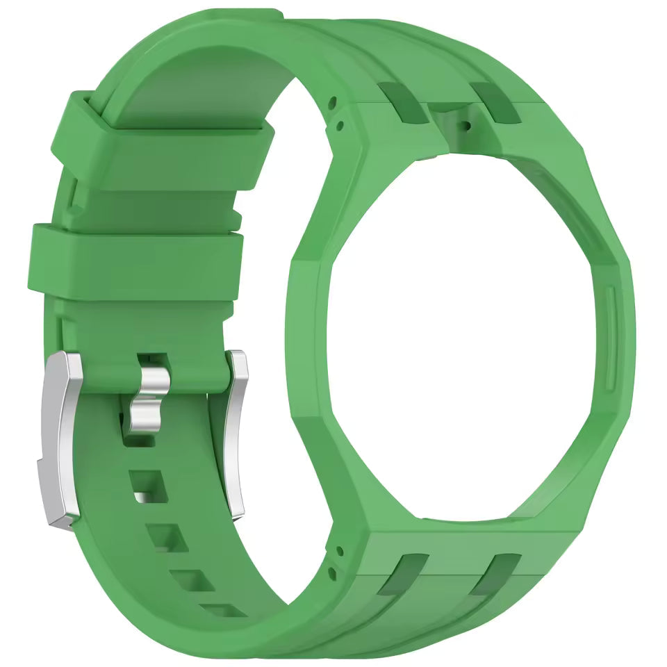 Round Watch, Green