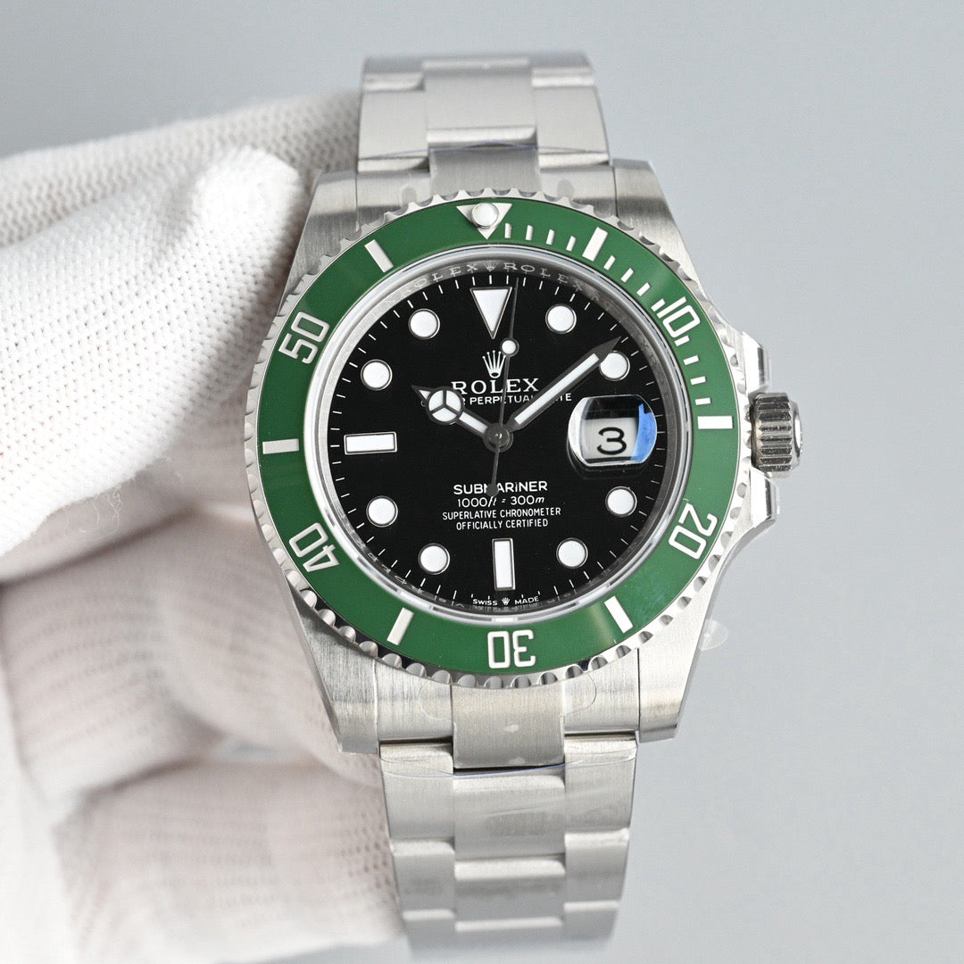 Dive-Style Watch, Steel, 41 mm