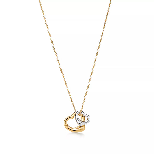 Pendant Necklace, Yellow Gold Tone
