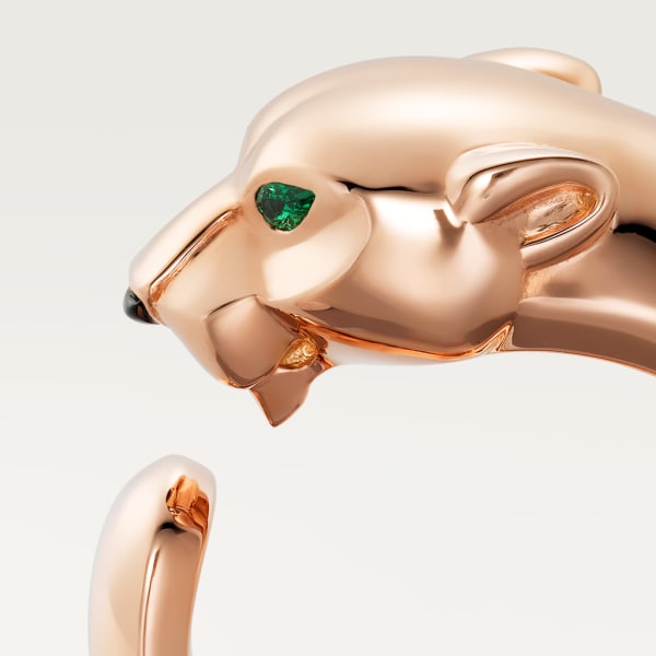Feline Motif Ring, Medium Model, Rose Gold Tone