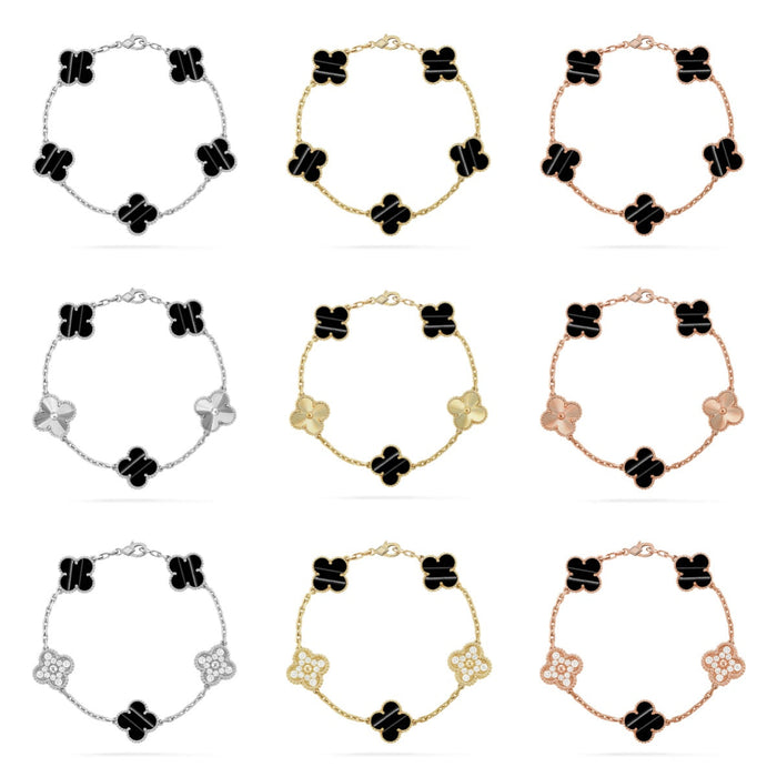 Quatrefoil 5 Motifs Bracelet, Pulsar Stone