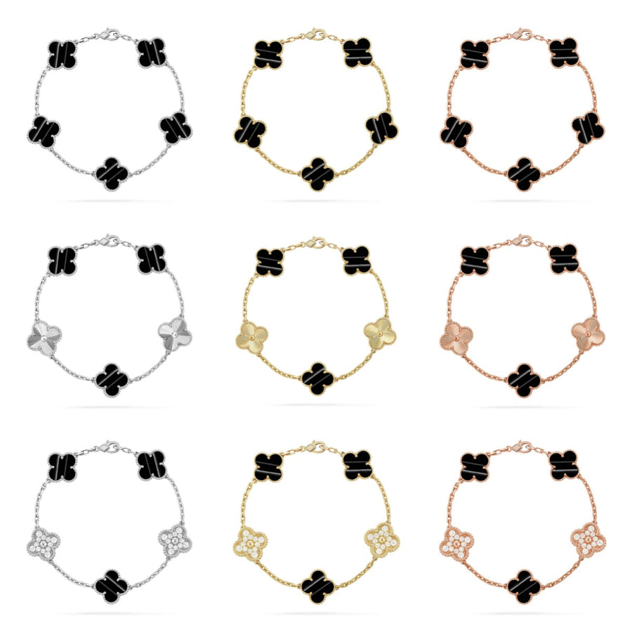 Quatrefoil 5 Motifs Bracelet, Pulsar Stone