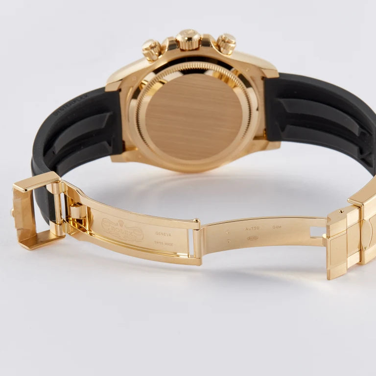 Chronograph Racing Watch, Yellow Gold Tone, 40 mm