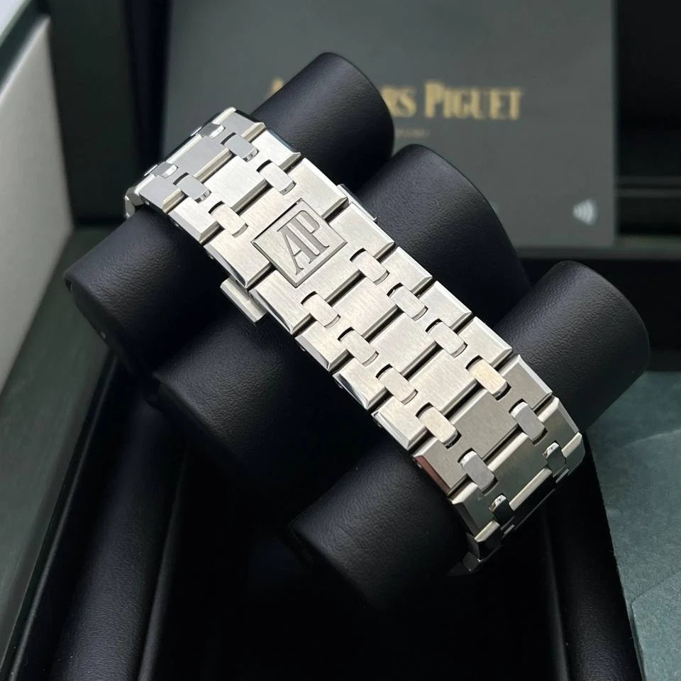 Octagonal Bezel Watch, Steel, 41 mm