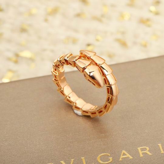 Snake-Scale Ring, Yellow Gold Tone, Size XS