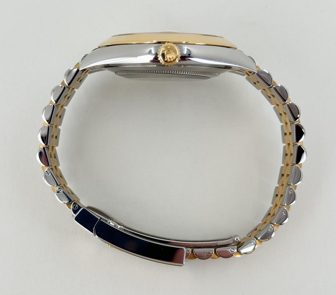 Classic Date Watch, Yellow Gold Tone, Steel, 36 mm