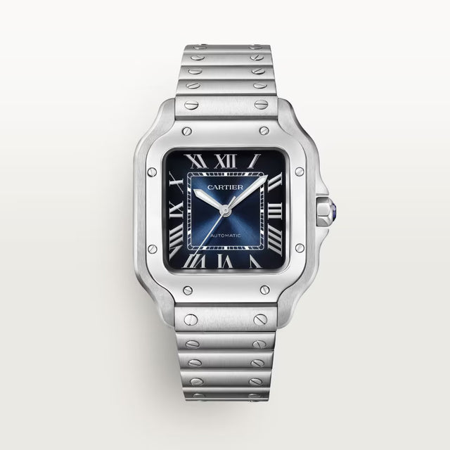 Square Case Watch, Steel