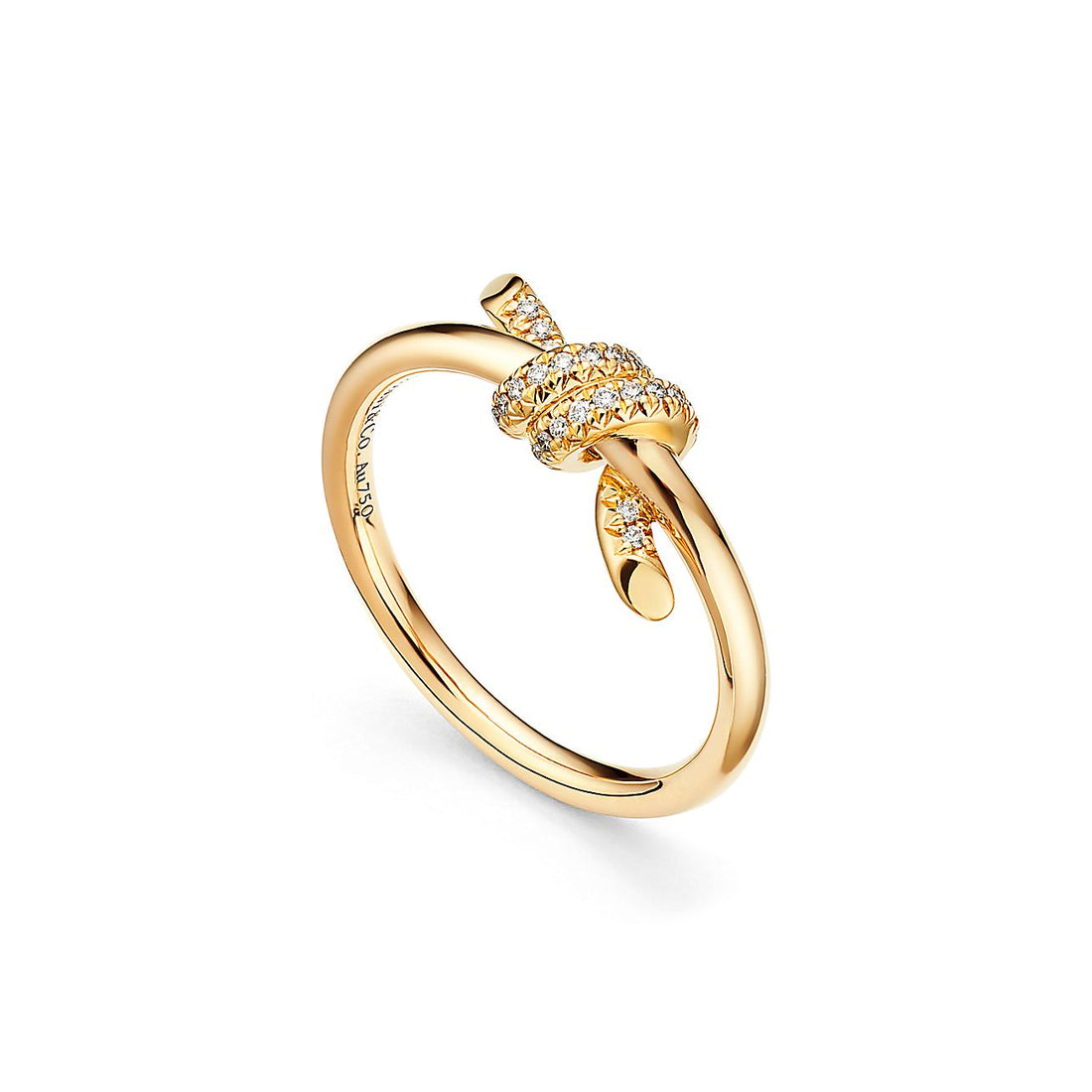 Knot Ring, Yellow Gold Tone
