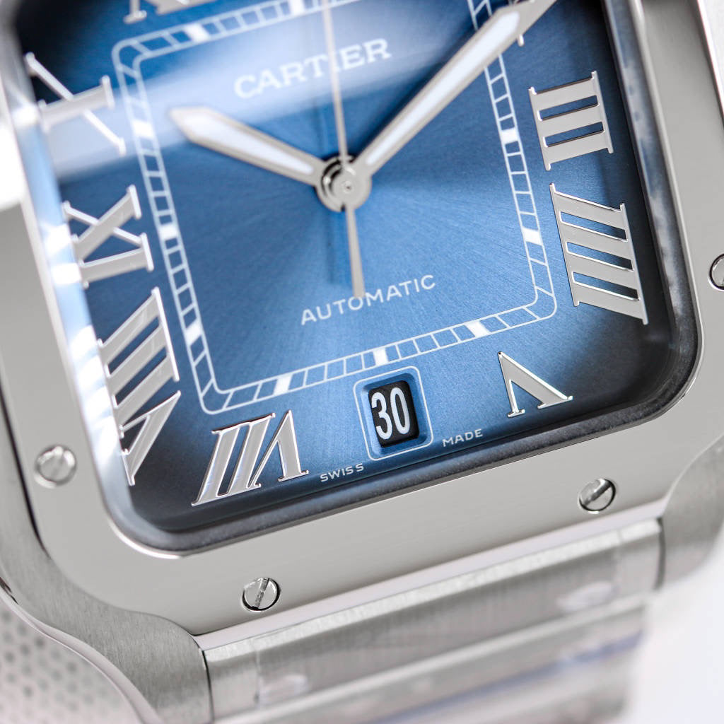 Square Case Watch, Steel