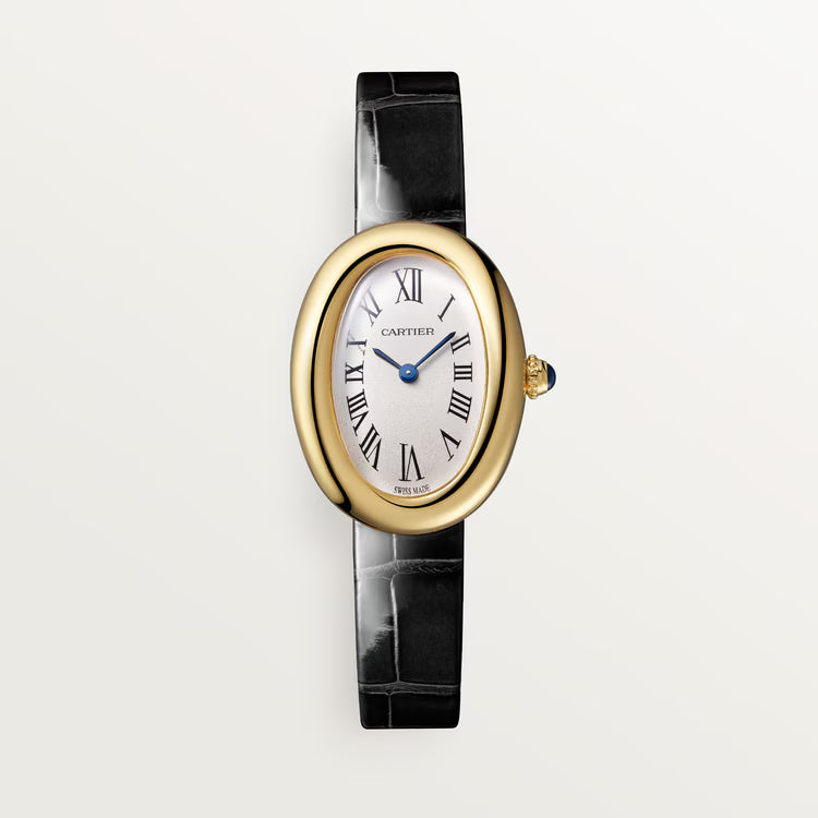 Oval Case Watch, 18K, Yellow Gold Tone, Small Model