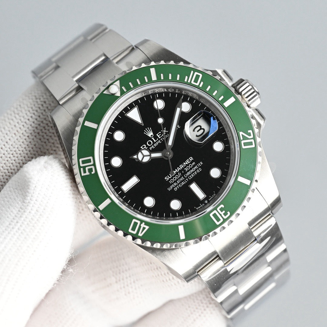 Dive-Style Watch, Steel, 41 mm