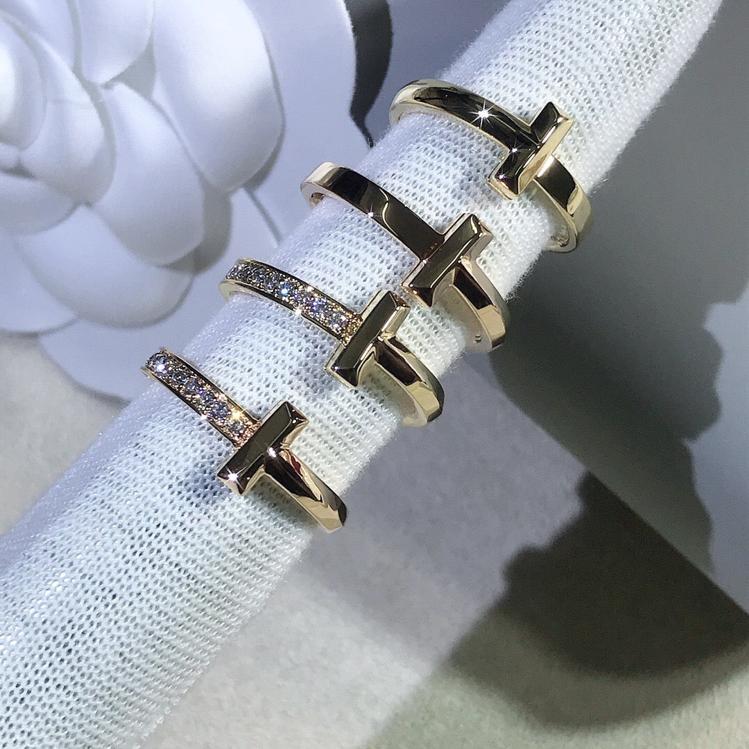 Wide Band Ring, Yellow Gold Tone