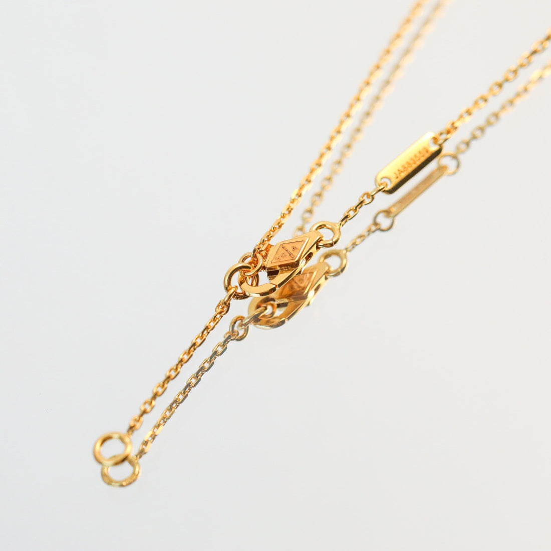 Quatrefoil Pendant Necklace, Yellow Gold Tone