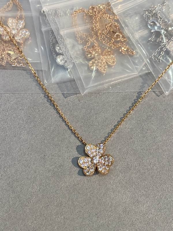Petal Pendant Necklace, Yellow Gold Tone