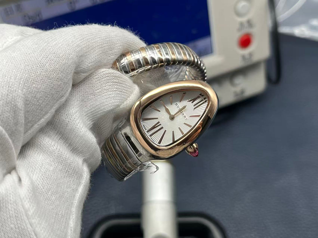 Coiled Band Watch, Rose Gold Tone, Steel, 35 mm