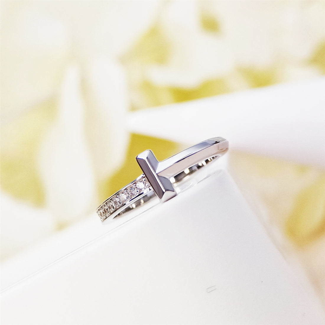 Wide Band Ring, Yellow Gold Tone