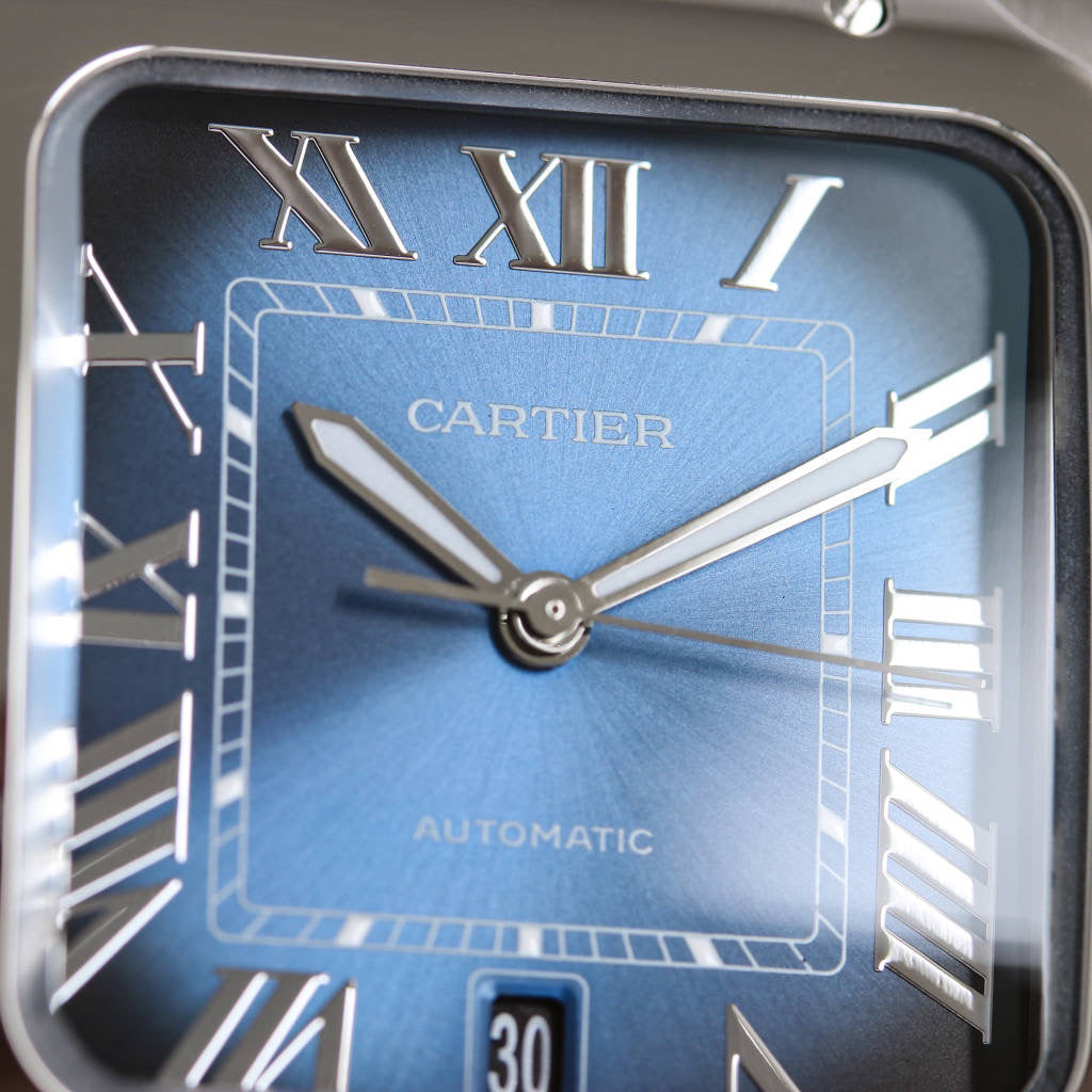 Square Case Watch, Steel
