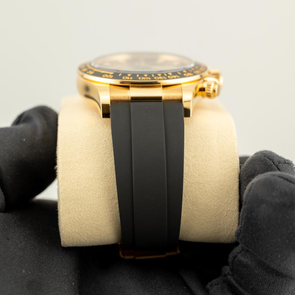 Chronograph Racing Watch, Yellow Gold Tone, 40 mm