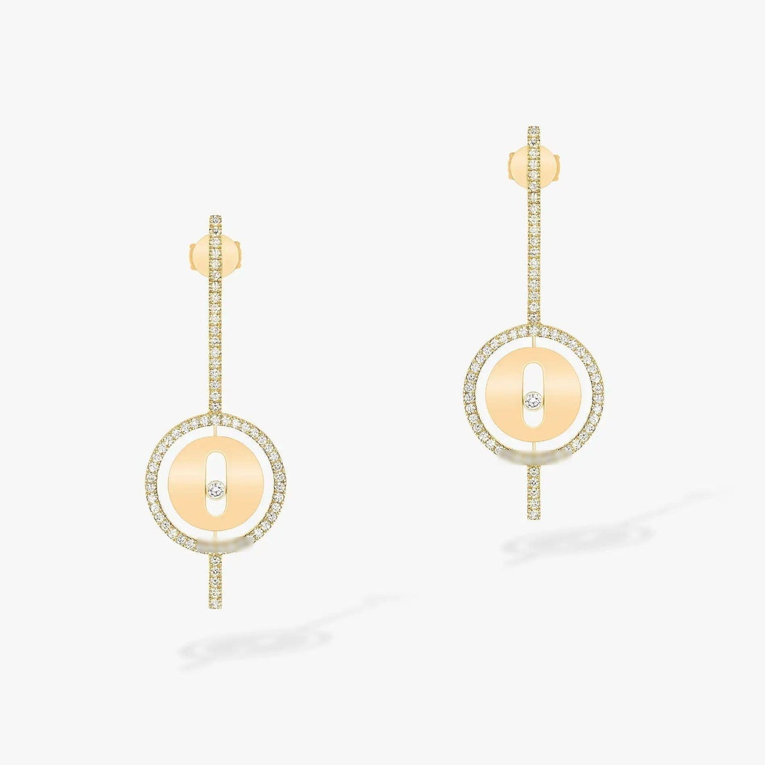 Arrow Drop Earrings, Stone-Set