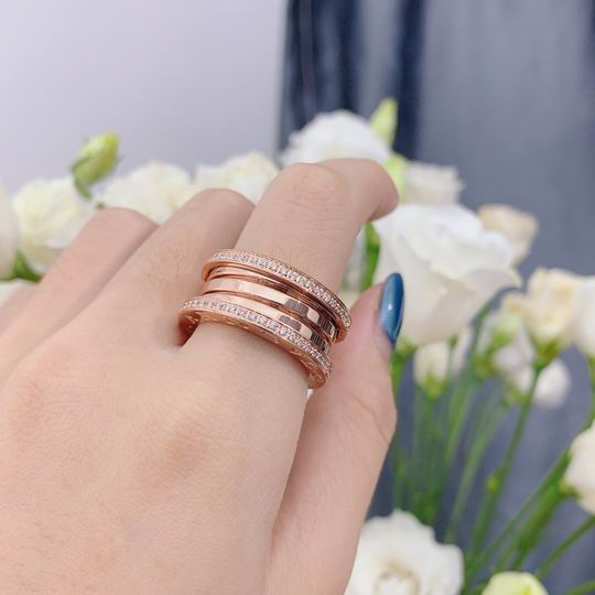 Spiral Ring, White Gold Tone, Stone-Set