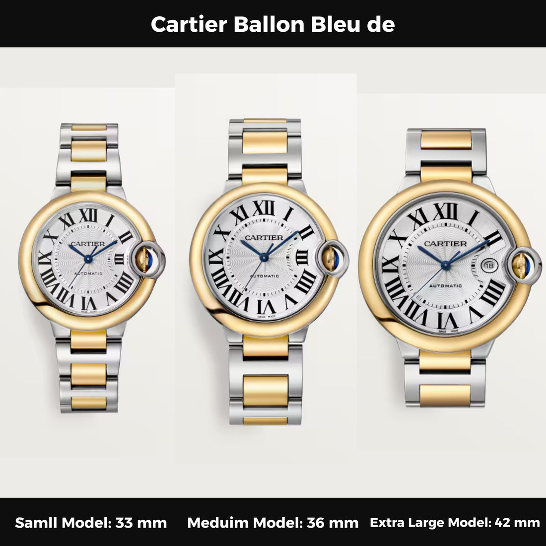 Round Domed Case Watch, Yellow Gold Tone, Steel