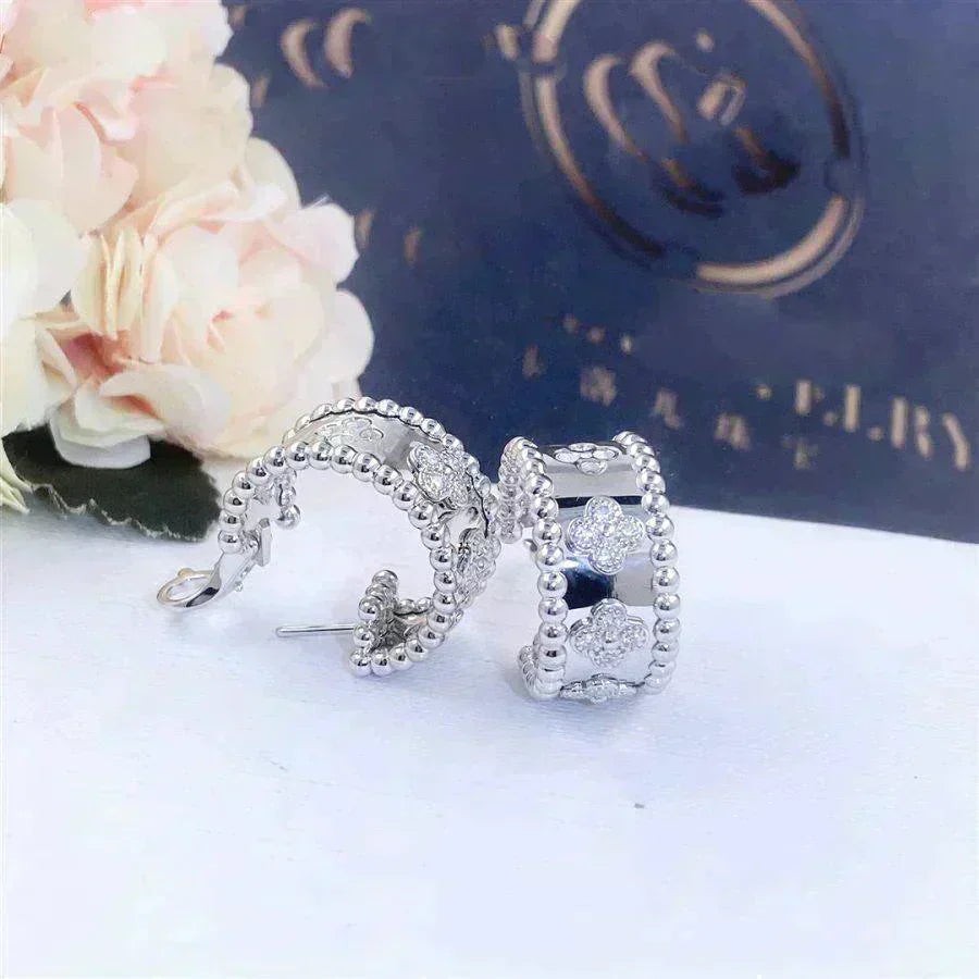 Beaded Pavé Earrings
