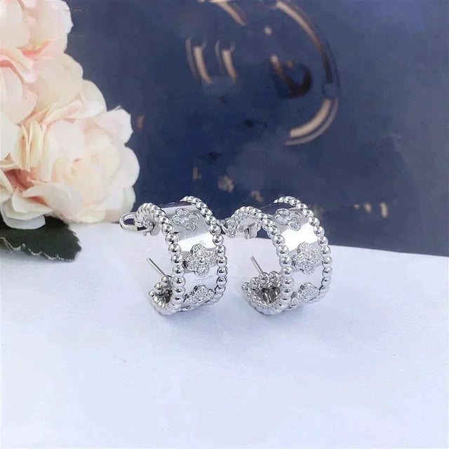 Beaded Pavé Earrings
