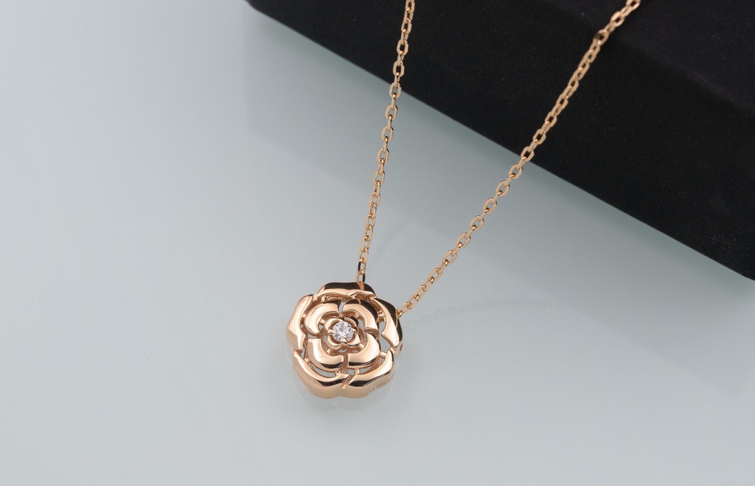 Chain Necklace, Rose Gold Tone