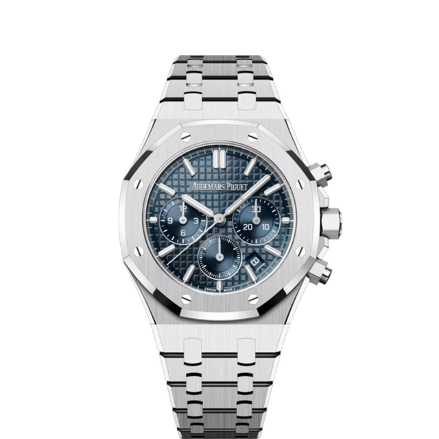 Octagonal Bezel Watch, Steel, 38-41 mm