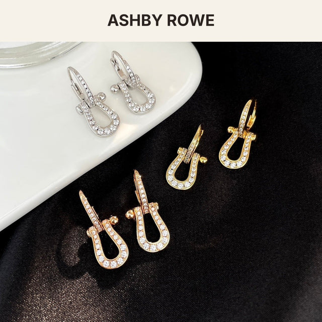 Cable Pavé Drop Earrings