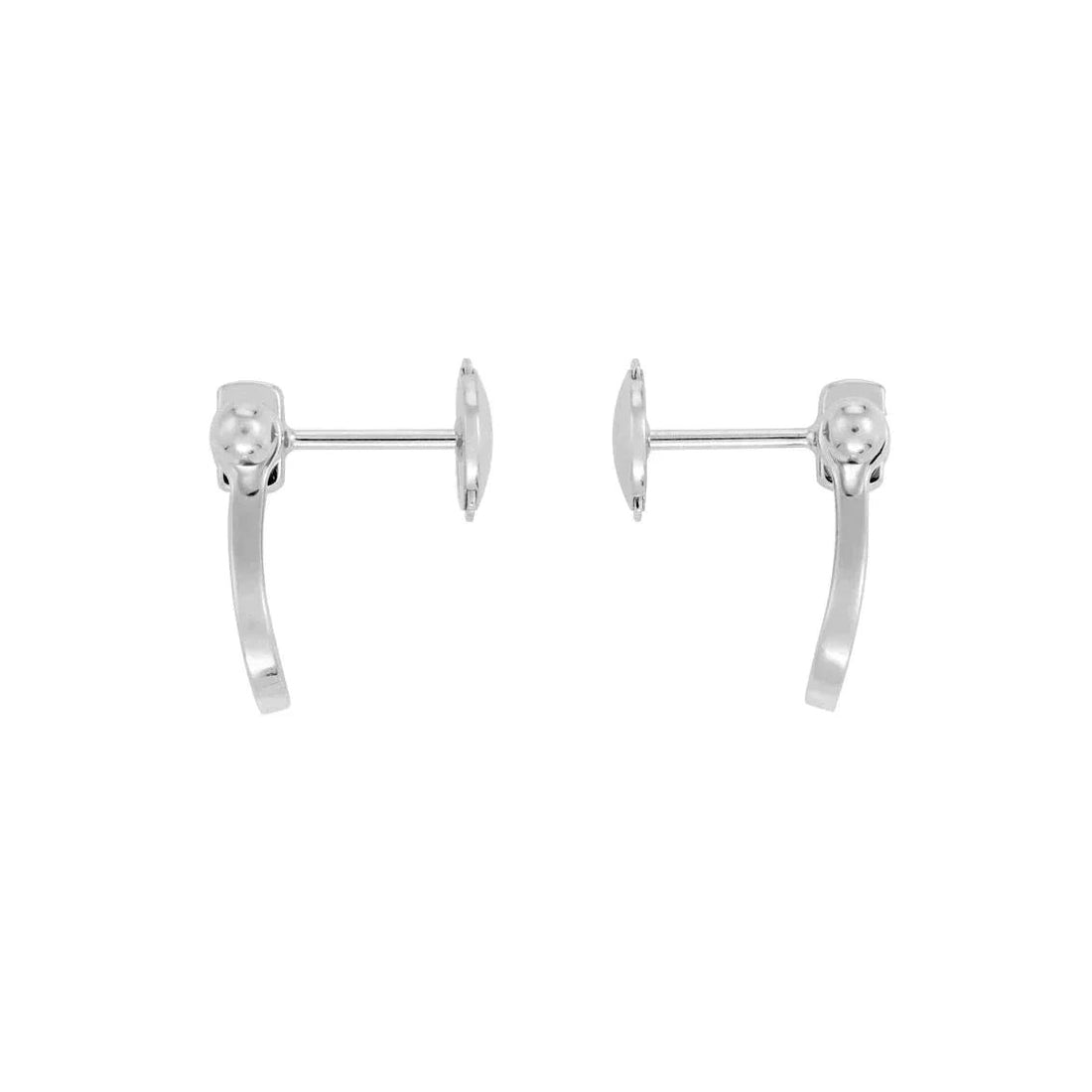 Cable Pavé Stud Earrings, Mini