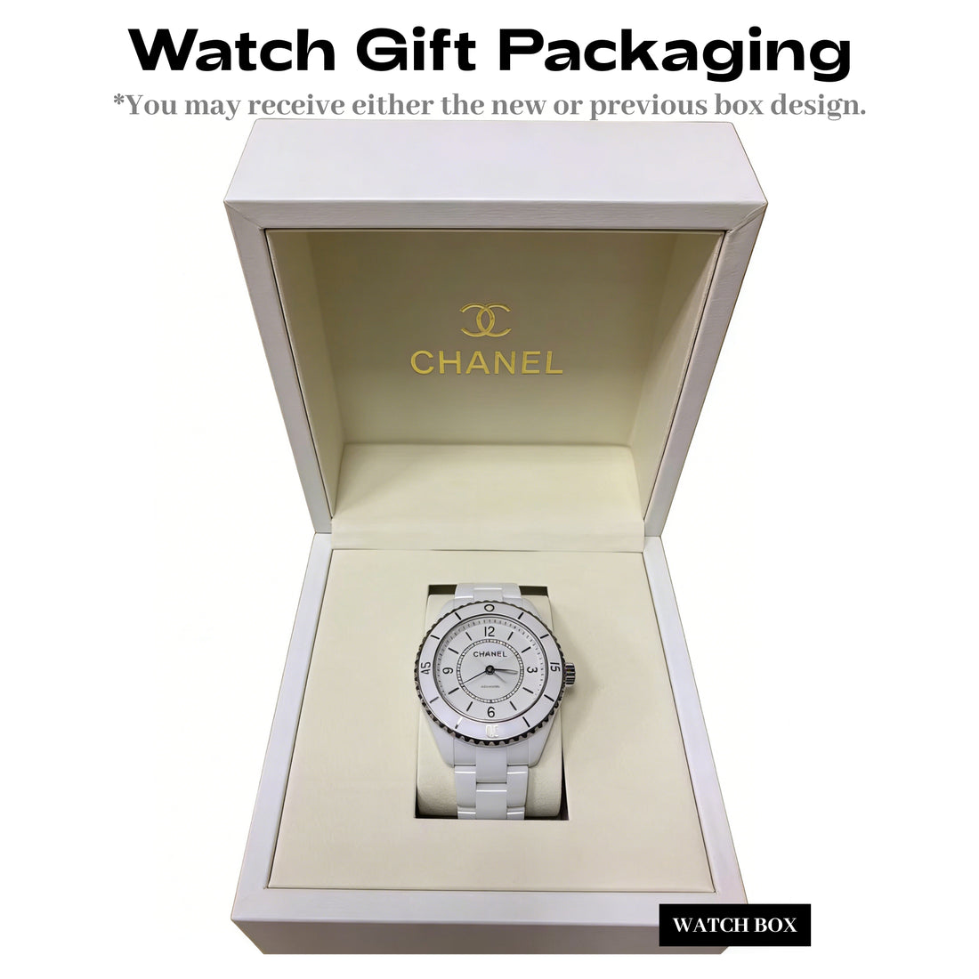 Round Watch, Beige