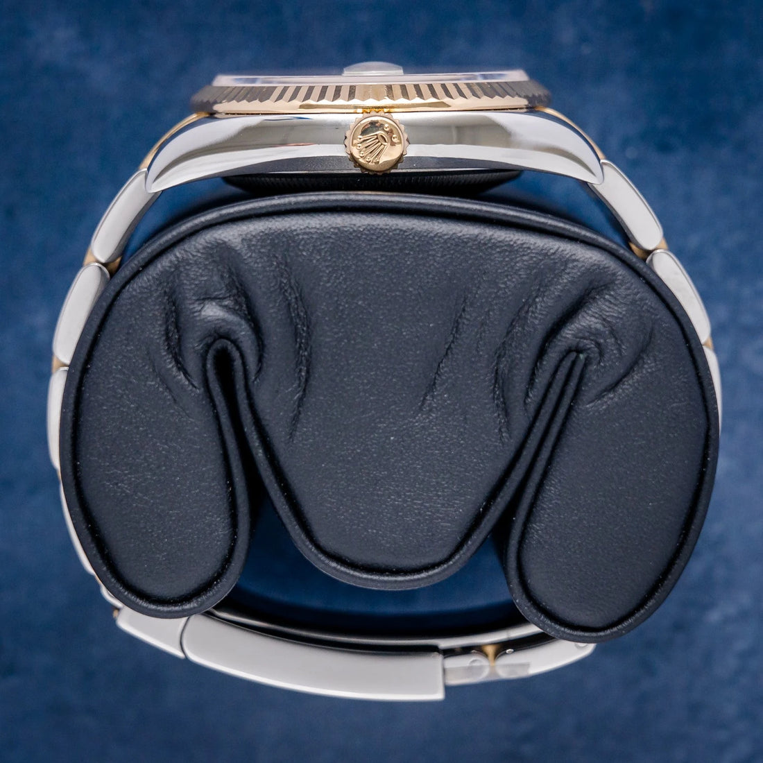Classic Date Watch, Yellow Gold Tone, Steel, 36 mm
