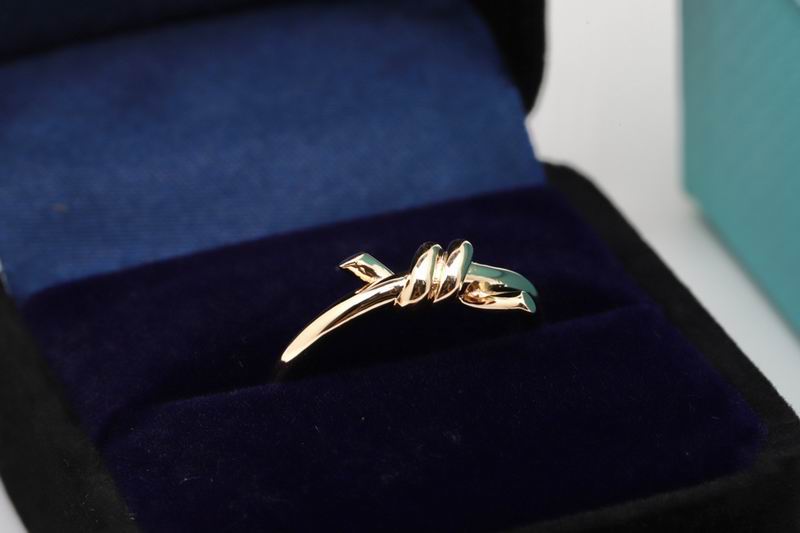 Knot Ring, Rose Gold Tone