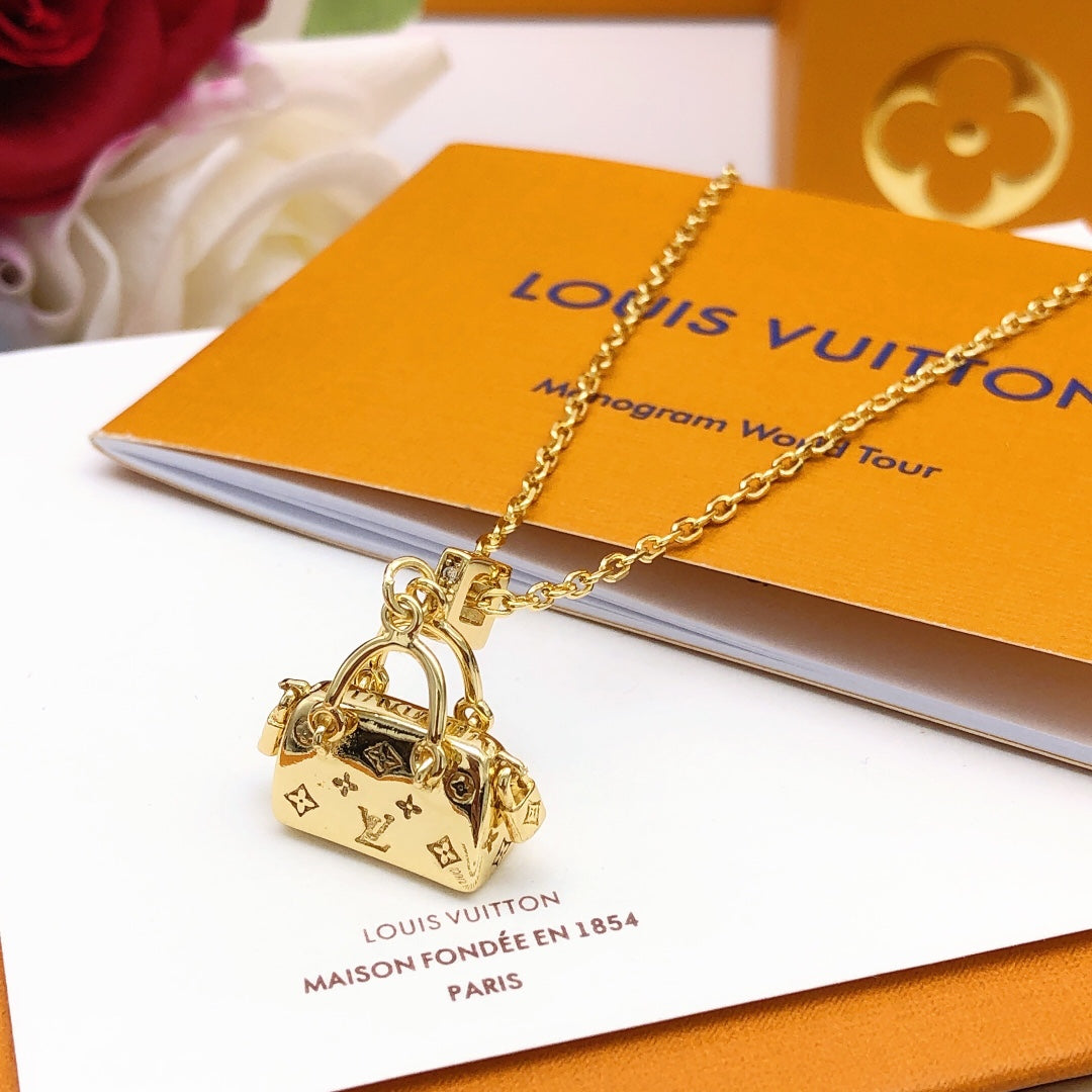 Padlock Charm Necklace