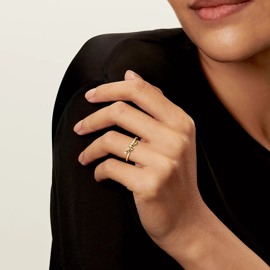 Knot Ring, Yellow Gold Tone