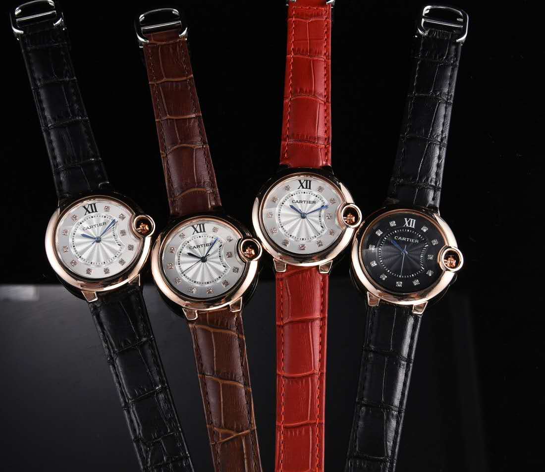 Round Domed Case Watch, Black
