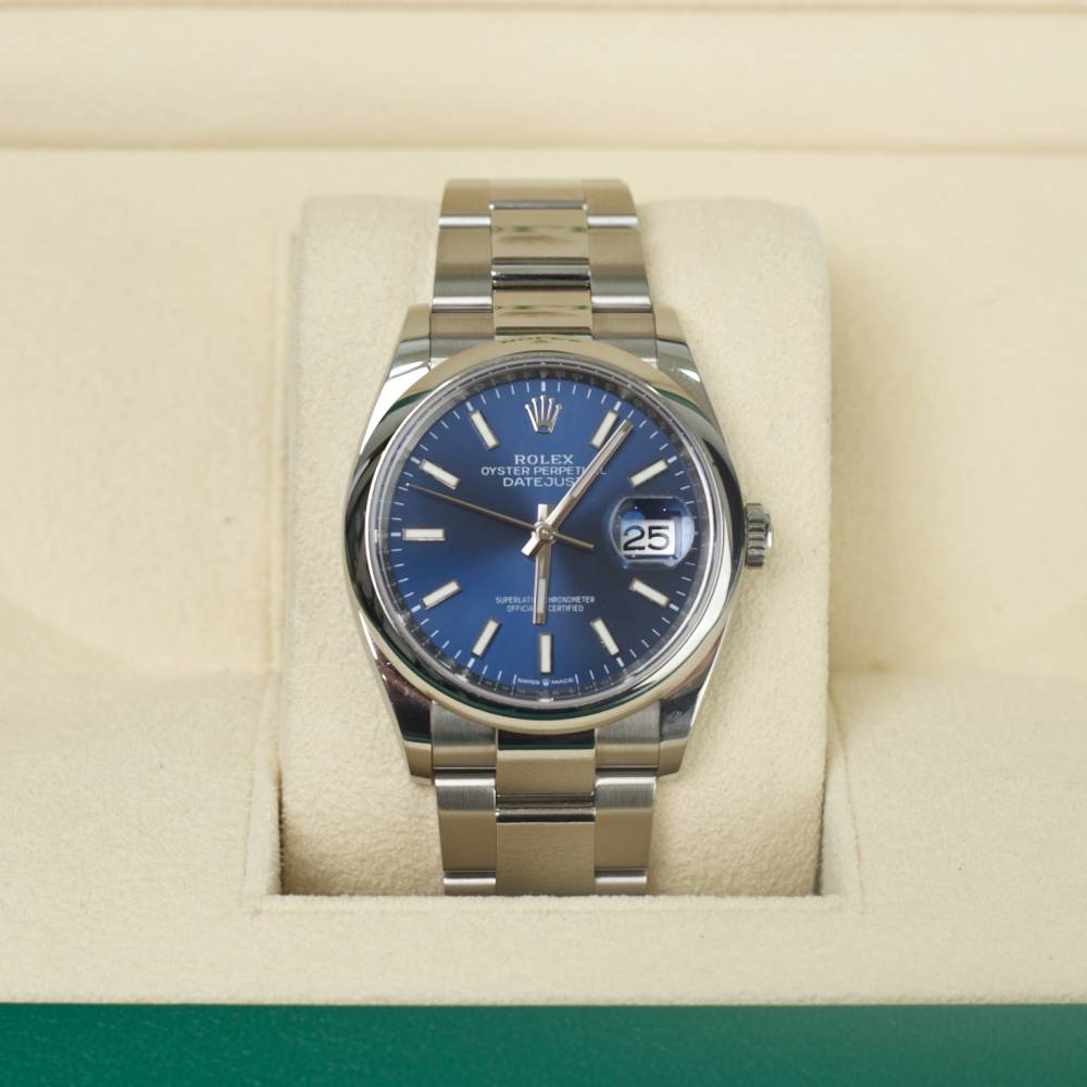 Classic Date Watch, White Gold Tone, Steel, White, 31 mm