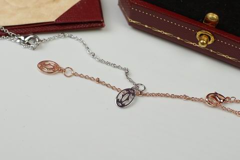 Studded Pendant Necklace, Rose Gold Tone
