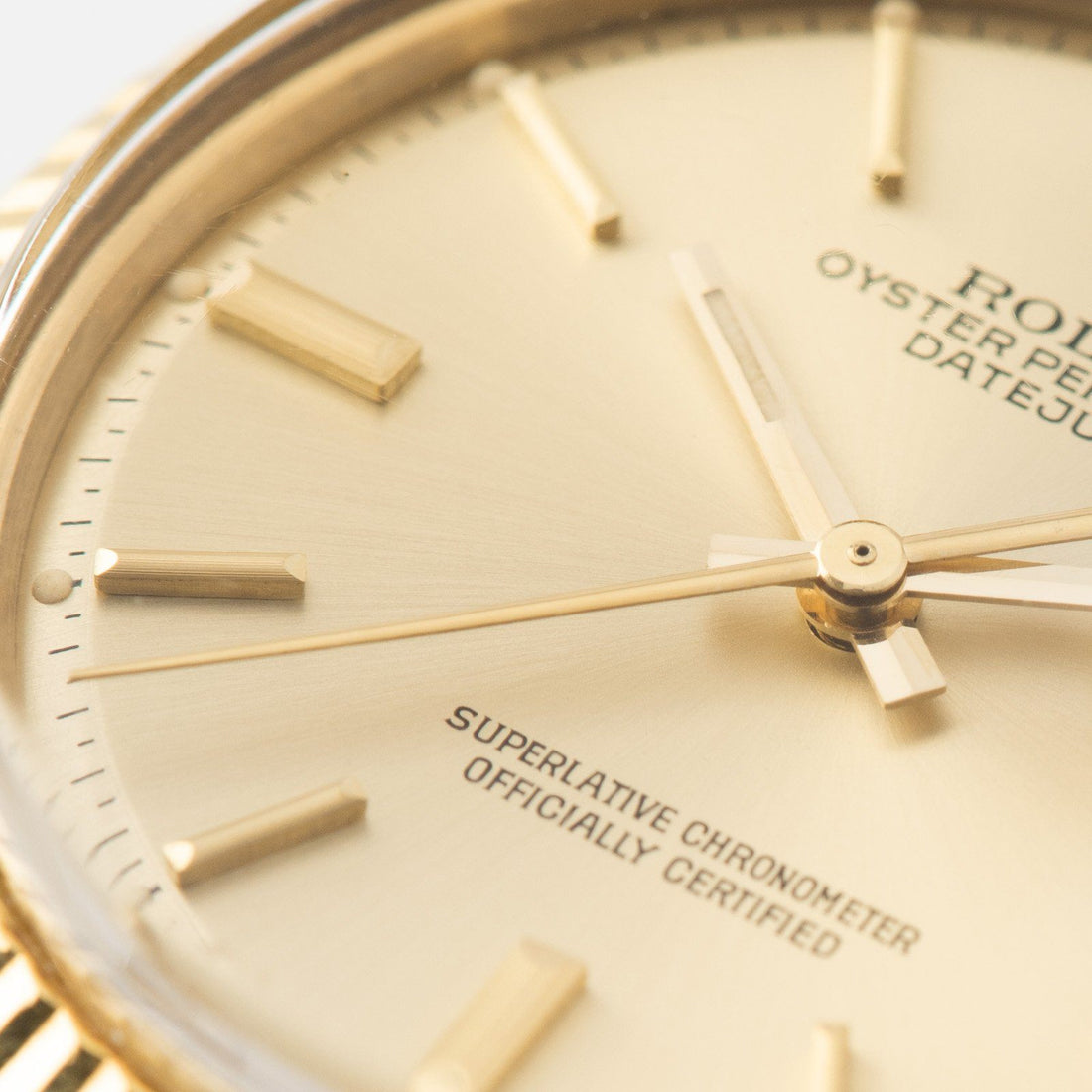 Classic Date Watch, Yellow Gold Tone, Steel, 31 mm